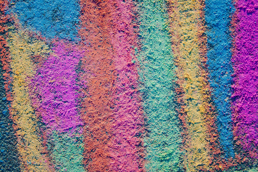 Colorful Sidewalk Chalk - Background Wallpaper